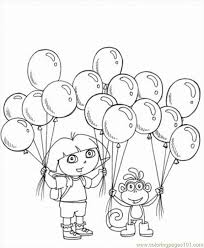 Print this color page back to the color pages. Explorer Coloring Pages 5 Lrg Coloring Page For Kids Free Dora The Explorer Printable Coloring Pages Online For Kids Coloringpages101 Com Coloring Pages For Kids