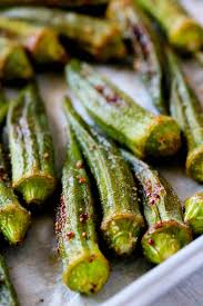 Oven Roasted Okra Recipe The Anthony Kitchen Recipe Roasted Okra Okra Recipes Oven Roasted Okra