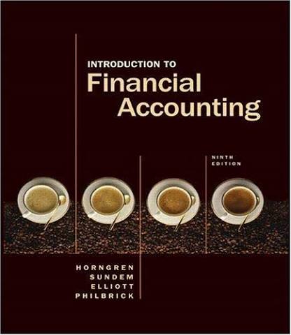 INTRODUCTION FINANCIAL ACCOUNTING 9TH ED