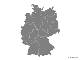 Germany flag map png transparent image resolution: Map Of Germany With Neighbouring Countries Free Vector Maps