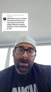 Replying to @t_nutrition_fitness additional I couldn’t get in 3min. There  are nutrient guides for cooked vs. uncooked also. 7+g cooked steak vs. 6ish  raw. And what truly matters is your weighing ...