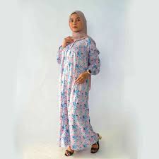 Tutorialnya akan dimulai dari st. Jual Rilley Shazza Baju Gamis Syari Motif Bunga Katun Rayon Jumbo Home Dress Wanita Busui Terbaru 2020 Terbaru Juli 2021 Blibli
