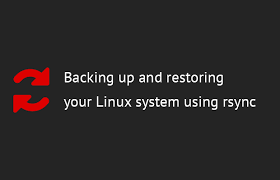 The rsync also has multiple advanced options that are not available in cp. Backing Up And Restoring Your Linux System Using Rsync