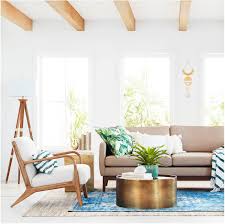 Dovetail Furniture Harper Coffee Table Copycatchic Global Living Room Barrel Coffee Table Drum Coffee Table