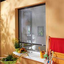 Pose de moustiquaire leroy merlin. Moustiquaire Pour Fenetre A Enroulement Vertical Moustikit H 160 X L 100 Cm
