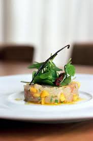 Recette Tartare De Daurade A L Huile Vanille Et Mangue Recette Tartare De Daurade Recettes De Cuisine Repas Gastronomique
