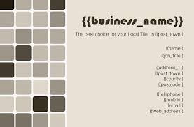 Free business cards to design create a free business card online in minutes! Tiler Business Card Front Designed By Me At Nic S Designs