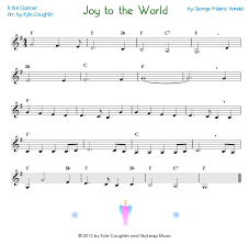 Clarinet Music View The Printable Version Of Joy To The World Or Select The Image Clarinet Music Music Clarinet