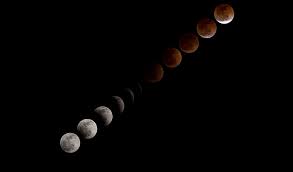 This can occur only when the sun, earth, and moon are exactly or very closely aligned (in syzygy) with earth between the other two, which can only happen at a full moon. Total Lunar Eclipse In Australia 4 April 2015 Australian Geographic