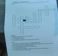 Spanish 2 crossword puzzle answers. Activity No 2 Crossword Puzzleidentify Each Statement Copy The Puzzle And Answer It On A Separate Brainly Ph