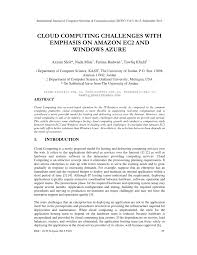 You can resize ec2 instances and scale their number up or down as you choose. Pdf Cloud Computing Challenges With Emphasis On Amazon Ec2 And Windows Azure