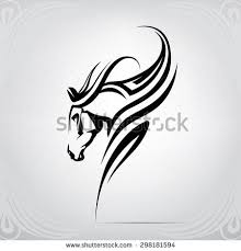 Weitere ideen zu schilder, hunde, aufkleber. Silhouette Of The Head Of A Horse Tattoo Pferd Pferd Zeichnung Pferd