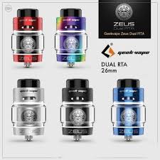 Are you looking for best rta vape tanks in the uk? Zeus Dual 26mm Rta Tank By Geekvape Vape Manzil