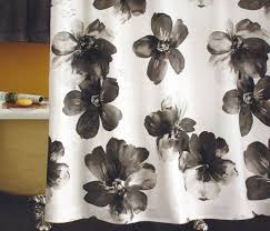 Black And White Floral Shower Curtain Target Target Home Floral Watercolor Black White Fabric Shower Curtain Flower Shower Curtain Flower Shower Floral Shower Curtains