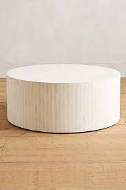 Rounded Inlay Coffee Table Drum Coffee Table Coffee Table White Home Coffee Tables