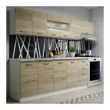 Moderne scandinave cuisine blanche et bois. Cuisine Style Scandinave 260cm Blanc Et Bois Nicosie