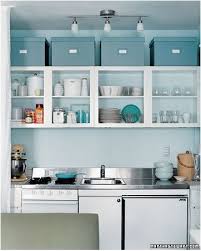 Add labels to make it even easier to take down the right box. Above Cabinet Storage Maybe Combo Of Medium Boxes And Baskets Boxes Can Hide The Rarely Kitchen Cabinet Storage Small Kitchen Storage Above Kitchen Cabinets