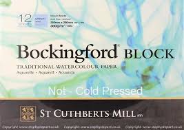 Bockingford Fat Pads Cold Pressed 300Gsm - 6 Sizes