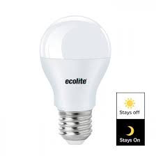 Ampul Led Ecolite Fotosel Sensorlu Gece Gunduz E27 9w 3000k Sari Isik