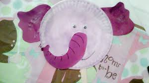 Easter e draw a large block capital and . Elephant Crafts Daddy Mommy And Me