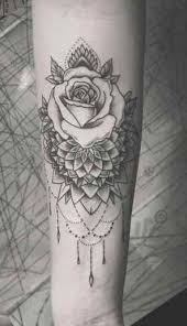Tattoos For Women Half Sleeve Meaningful Roses Lovely Boho Black Rose Chandelier Forearm Sleeve Tattoos For Women Tattoos For Women Half Sleeve Forearm Tattoo