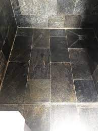 Buy slate shower trays at discounted prices. Restoring Discoloured Slate Shower Tiles In Oxfordshire Stone Cleaning And Polishing Tips For Slate Floors