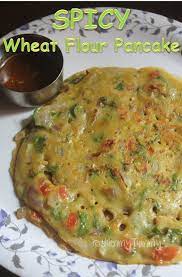 Spicy Wheat Flour Pancakes Recipe Gavhache Dhirde Recipe Wheat Flour Pancakes Recipes Spicy Recipes
