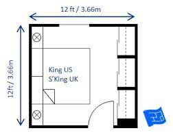 An average to midsize bedroom (i.e. Bedroom Size