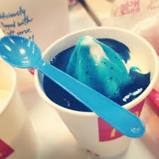 Mcdonald S Blueberry Sundae Sundae Ice Cream Blueberry