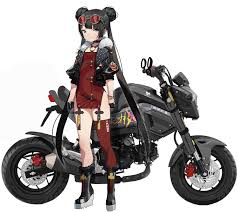 1 twitter かわいい イラスト 女の子 バイク アニメ イラスト