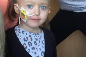 Five-year-old Buxton girl battling rare cancer learns to walk again for the  third time