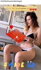 Busty liana playing with her big juggs and pussy. Bella Thorne Strips Down To A Bikini While Promoting Her Book Hot Lifestyle News