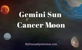 Rushed, the cancer sun gemini moon personality benefits from many achievements but should stop from time to time to meditate and reflect where they are going in life. Gemini Sun Cancer Moon Personality Compatibility