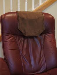 Shop for recliner headrest protector at bed bath & beyond. Recliner Chair Headrest Cover Chocolate Brown Recliner Cover Leather Recliner Chair Leather Chair