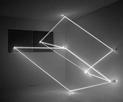 Photos Of Beams Of Sunlight Bouncing Around A Room Light Installation Geometric Sculptures Light Sculpture