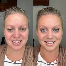 Simple makeup look for tired days