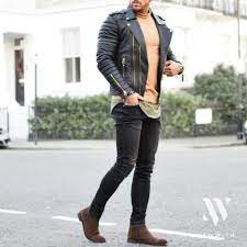 Closed toe open toe peep toe pointed toe round toe square toe. Leather Jacket Chelsea Boots Combo Brought To You By Tom Maslanka Boots Outfit Men Chelsea Boots Outfit Tight Jeans Men
