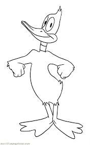 Daffy Duck Outline Coloring Pages Netart Di 2020