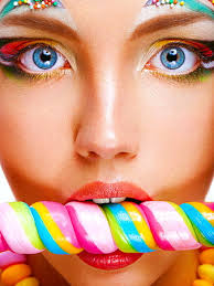 HD candy face wallpapers