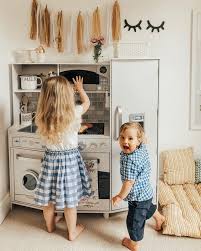 Gourmet test play kitchenettes are all the rage! Large Play Kitchen With Lights Sounds White Play Kitchen Kids Play Kitchen Wooden Play Kitchen