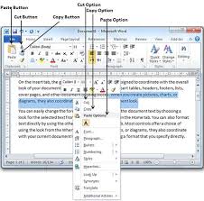 Copy Paste In Word 2010 Tutorialspoint