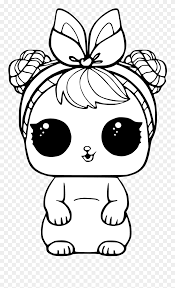 Lol coloring pages black and white. L O L Surprise Doll Png Lol Pet Coloring Pages Clipart 5458913 Pinclipart