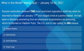 Normally, they are synchronized with the background image. What In The World Weekly Quiz Jan 18 24 2021 Tnwac