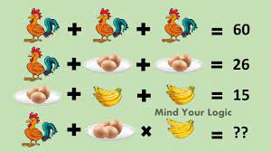 Check spelling or type a new query. Hen Eggs And Banana Puzzle Only For Genius Math Equation Puzzle Youtube