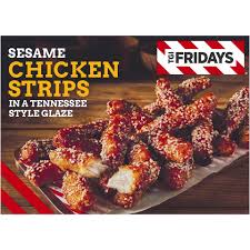 Tgi Fridays Sesame Chicken Strips In A Tennessee Style Glaze 480g Tgi Fridays Iceland Foods
