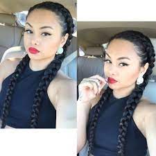 Pin By Shondrica On Hair Two Braid Hairstyles Feed In Braids Hairstyles Natural Hair Styles