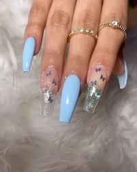 Latoraro Blue Acrylic Nails Coffin Nails Designs Best Acrylic Nails