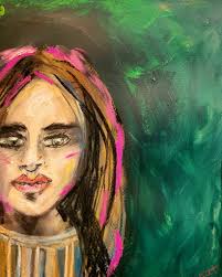 Free acrylic painting tutorial bokeh winter