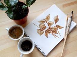 Coffee Painting Coffee Art Tutorial Painting With Coffee Youtube Coffee Painting Coffee Artwork Coffee Art Painting