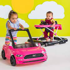 Buy Bright Starts 3 Ways To Play Walker Ford Mustang Pink 6 Months Plus Online In Uzbekistan B07pjzptst